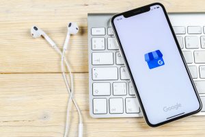 Google My Business Application Icon on Mobile Screen