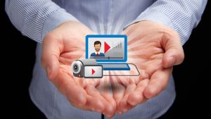 Digital Representation Of A Person Holding A Video Camera